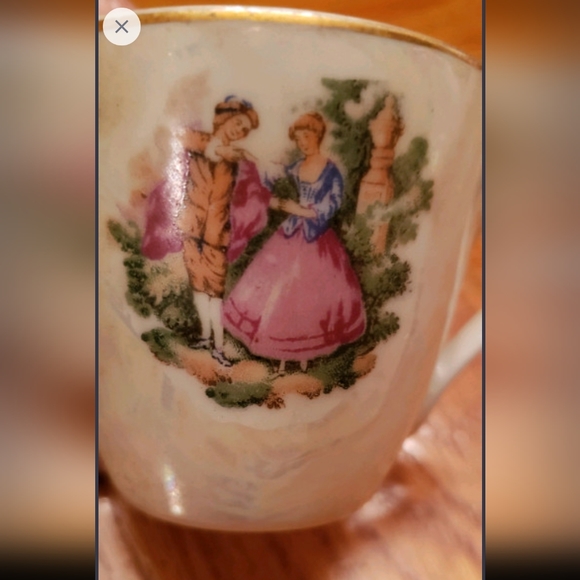 Romeo & Juliet Vintage porcelain Victorian tea coffee set - Picture 4 of 7